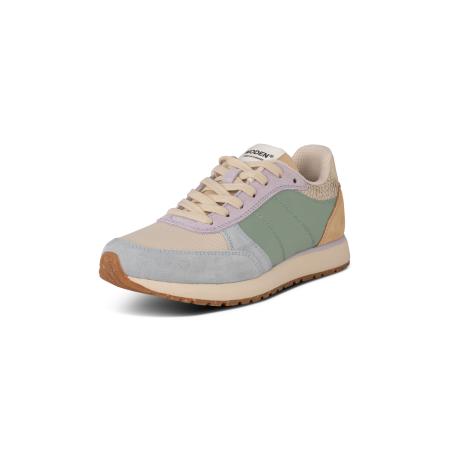 Woden WODEN Sneakers laag Ronja lichtbeige / blauw / mintgroen