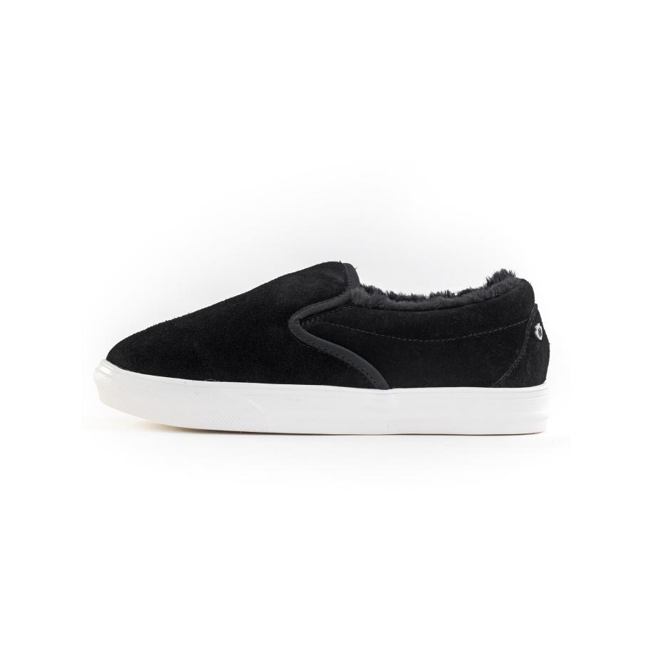 Minnetonka Minnetonka Slip-on Wilder zwart / wit -