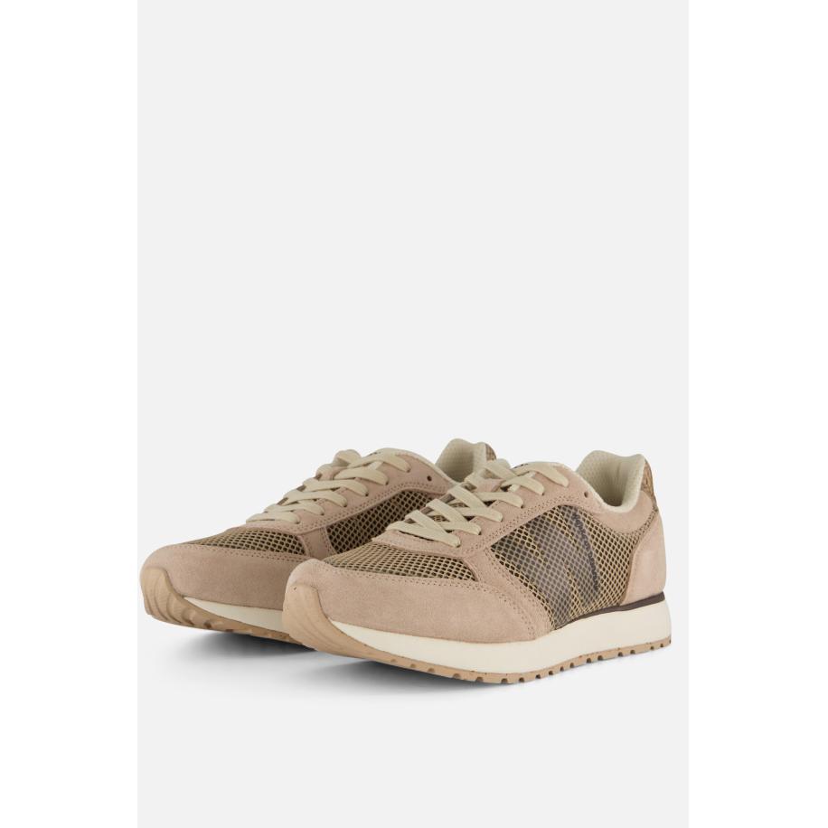 Woden Ronja Icon Sneakers beige Suede Bruin