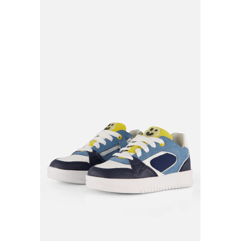 Muyters Sneakers blauw Leer Blauw