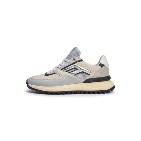 Floris van Bommel Floris van Bommel Sneakers laag Noppi 36 taupe / lichtgrijs / zilver / natuurwit