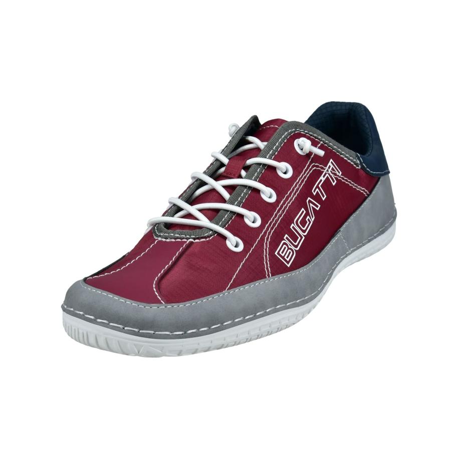 Bugatti bugatti Sneakers laag grijs / bordeaux / wit -