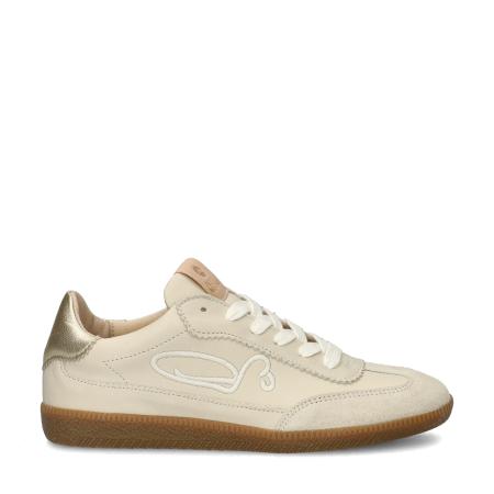 Fred de la Bretoniere Pearl Sign lage sneakers Bruin 475234