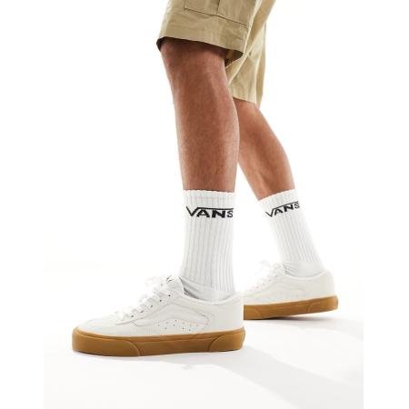 Vans - Rowley - Klassieke sneakers met rubberen zool in gebroken wit