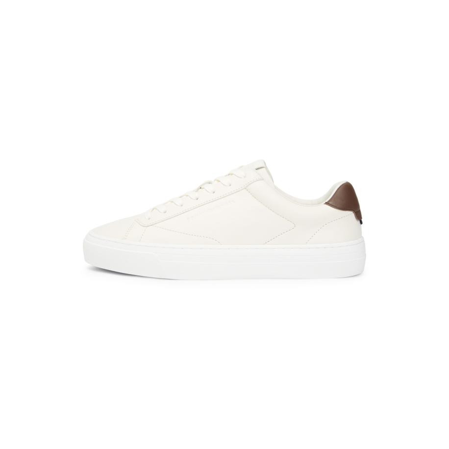 TOMMY HILFIGER Sneakers laag bruin / wit Wit