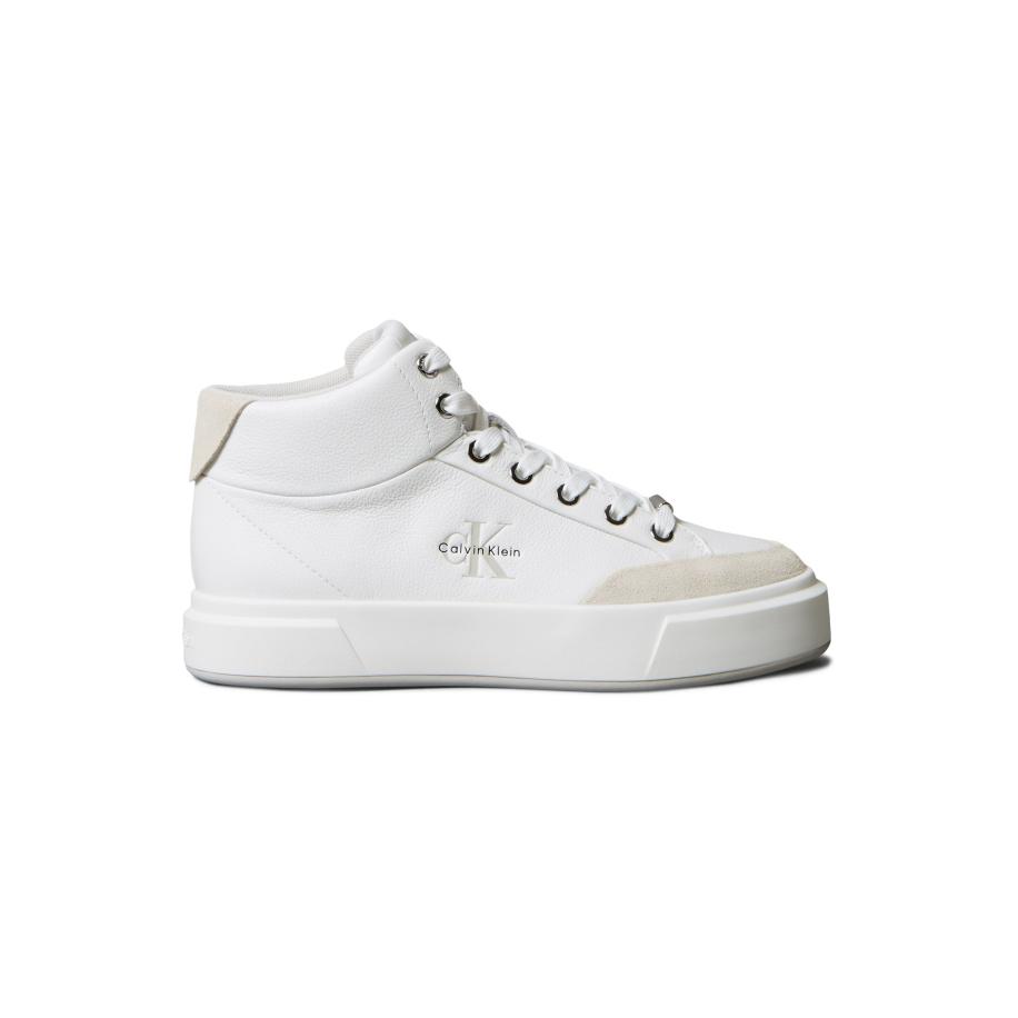 Calvin Klein Calvin Klein Jeans Sneakers hoog lichtbeige / zwart / wit -