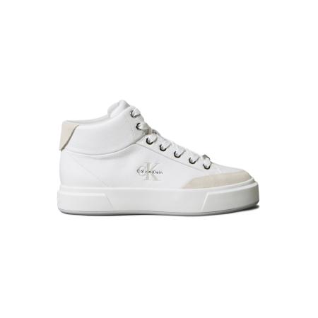 Calvin Klein Calvin Klein Jeans Sneakers hoog lichtbeige / zwart / wit