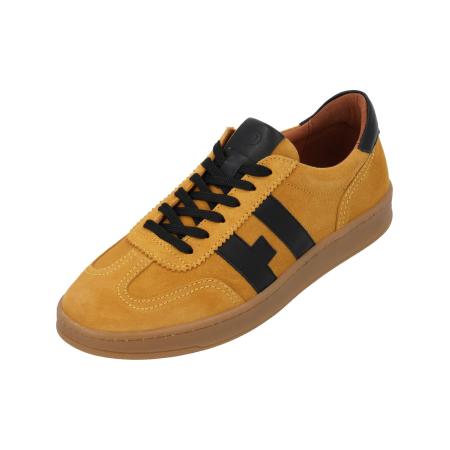 Palado Palado Sneakers laag Qidan safraan / zwart