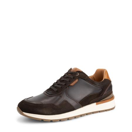 Travelin Travelin Sneakers laag Dalton cognac / donkerbruin