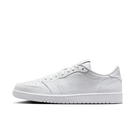 Air Jordan 1 Retro Low schoenen zonder Swoosh voor heren - Wit