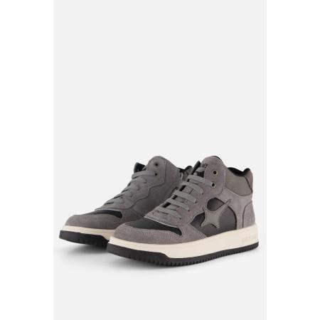 Shoesme New Outsole Sneakers grijs Suede