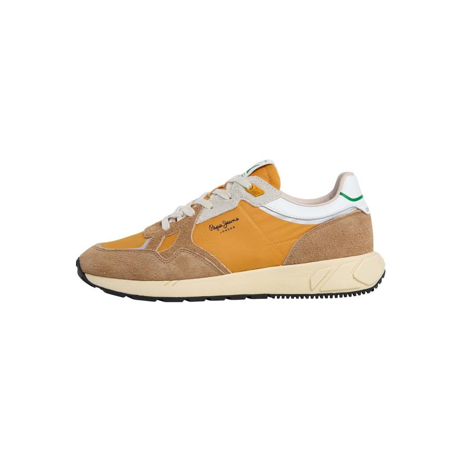 Pepe Jeans Pepe Jeans Sneakers laag Marlon Vibe lichtbruin / goudgeel / wit -