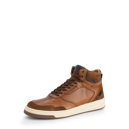 Travelin Travelin Sneakers hoog Durham cognac / donkerbruin