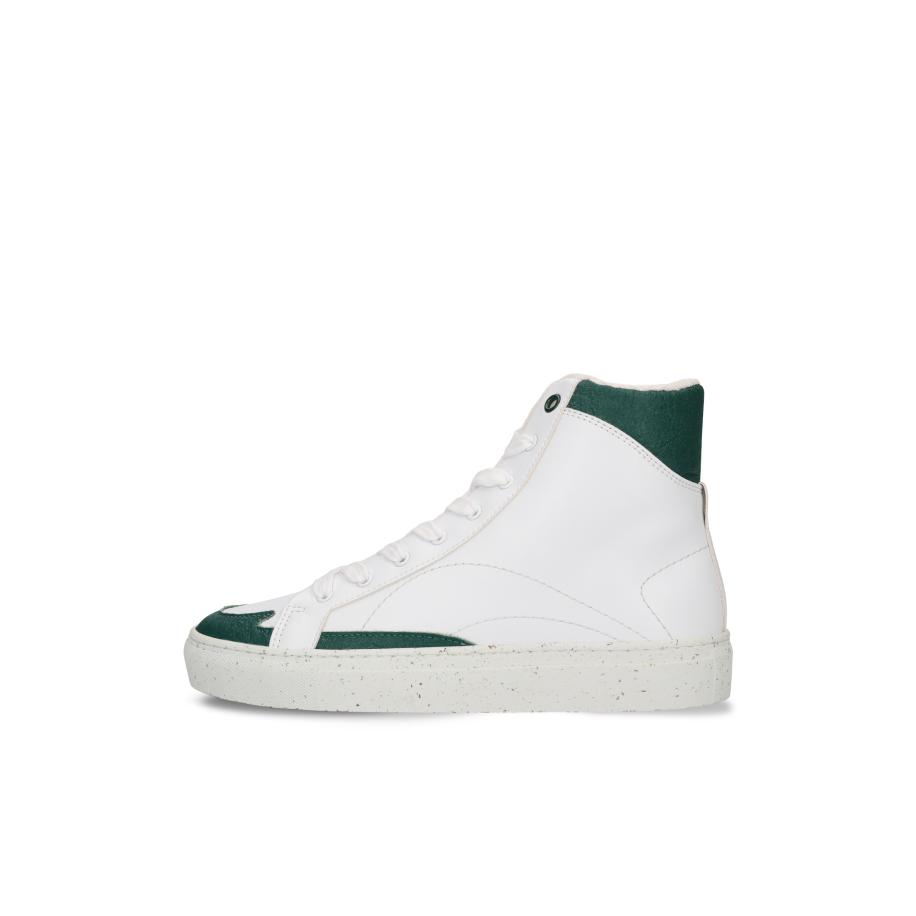 Nae Vegan Shoes nae Vegan Shoes Sneakers hoog London groen / wit -