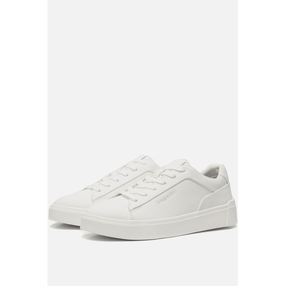 Bugatti Gunter Sneakers wit Leer Wit