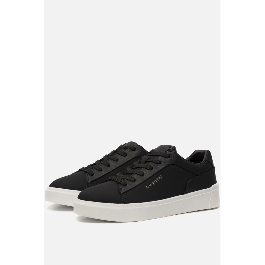 Bugatti Gunter Sneakers zwart Leer Zwart