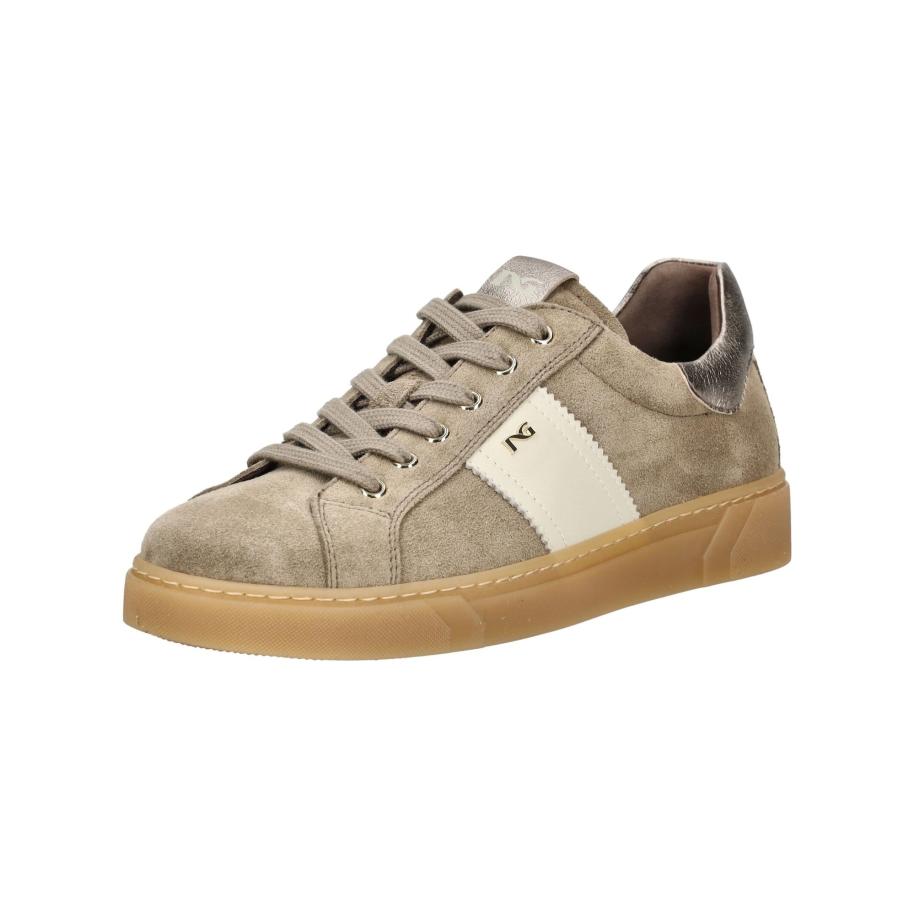 Nero Giardini Nero Giardini Sneakers laag lichtbruin / wit -