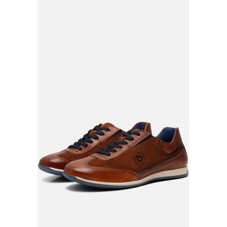 Bugatti Tomeo Eco Sneakers cognac Leer