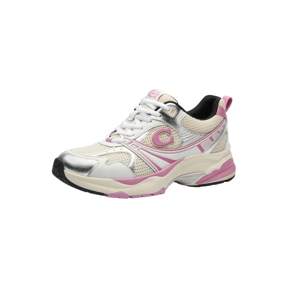 Coach COACH Sneakers laag Mesh eosine / zilver / offwhite -