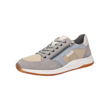 Sioux SIOUX Sneakers laag Turibio-702 beige / duifblauw / grijs / wit