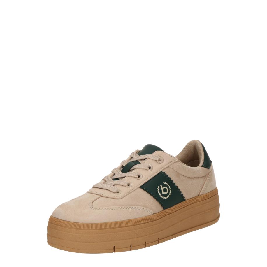 Bugatti bugatti Sneakers laag beige / donkergroen -