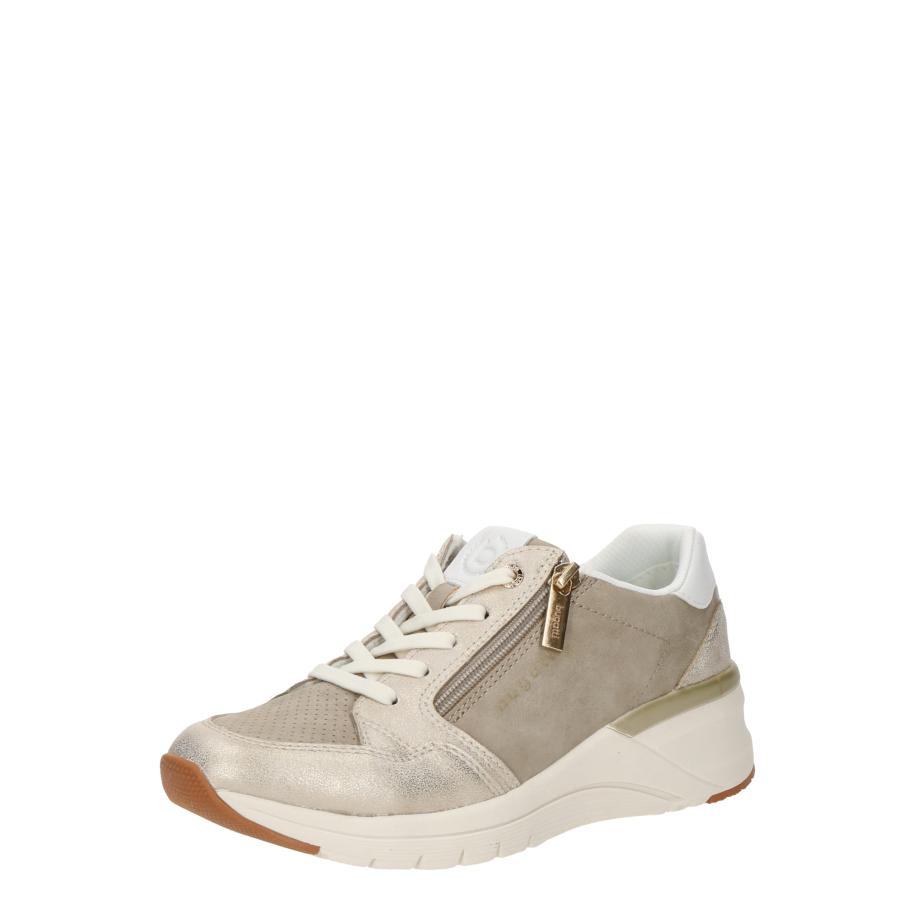 Bugatti bugatti Sneakers laag beige / goud / wit -