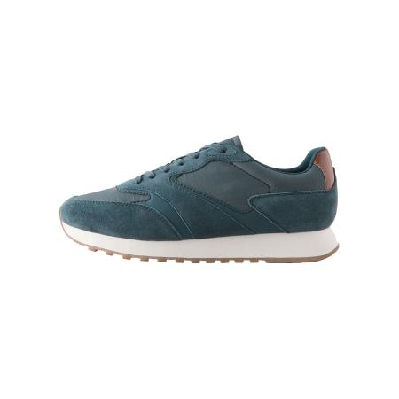 Next Next Sneakers laag cyaan blauw / bruin