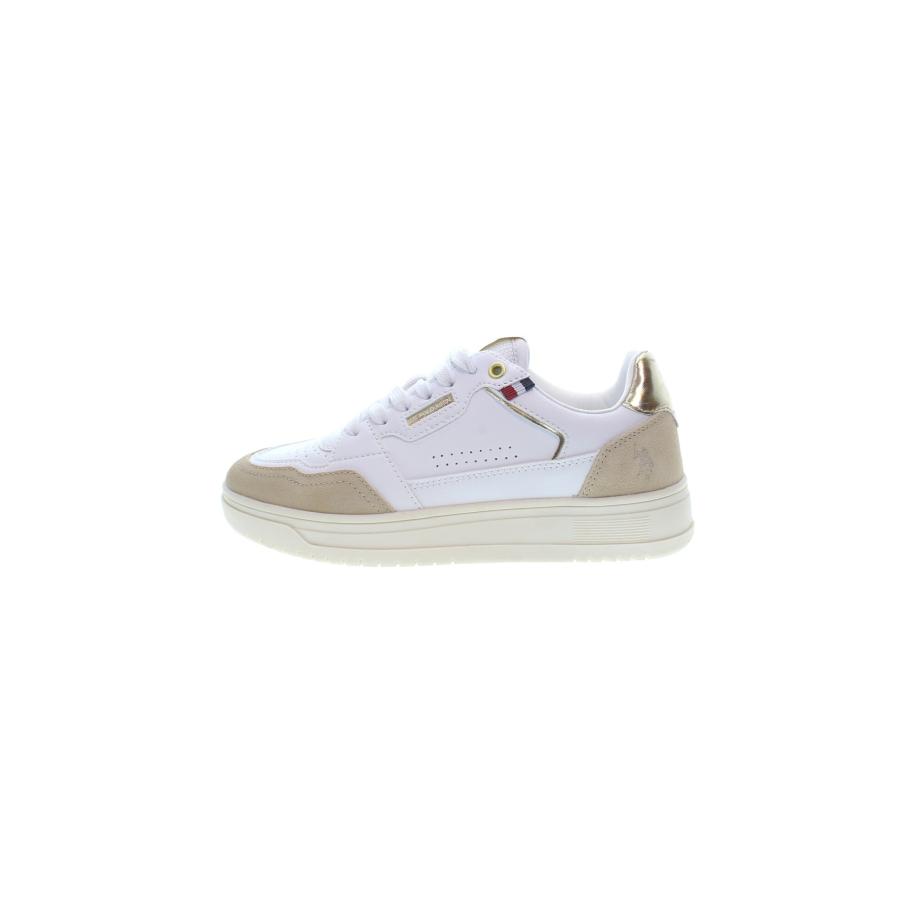 U.S. Polo Assn. U.S. POLO ASSN. Sneakers laag lichtbeige / donkerbeige / wit -