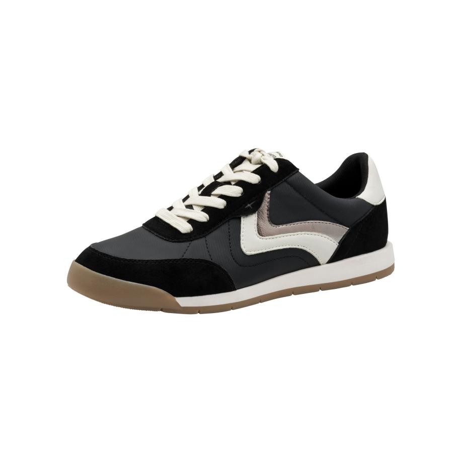Tamaris Tamaris Sneakers laag brons / zwart / wit -
