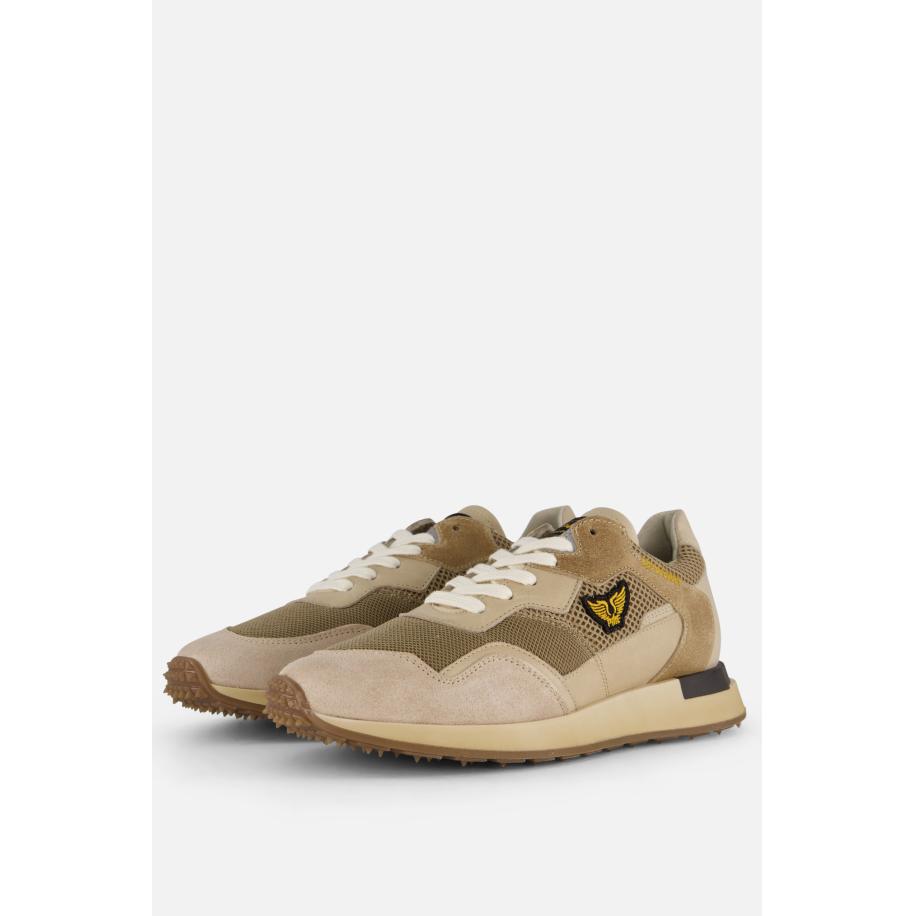 PME Legend Aerovation Sneakers beige Suede Bruin