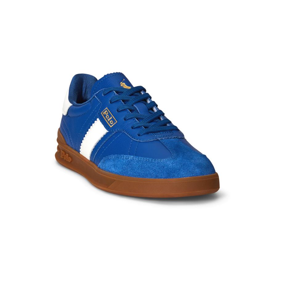 Polo Ralph Lauren Polo Ralph Lauren Sneakers laag AERA blauw / goud / wit -