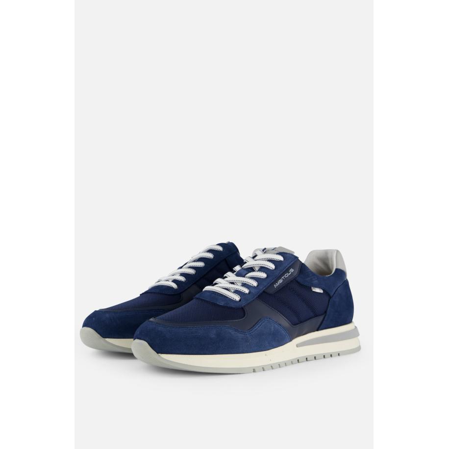 Ambitious Temple Sneakers blauw Suede Blauw