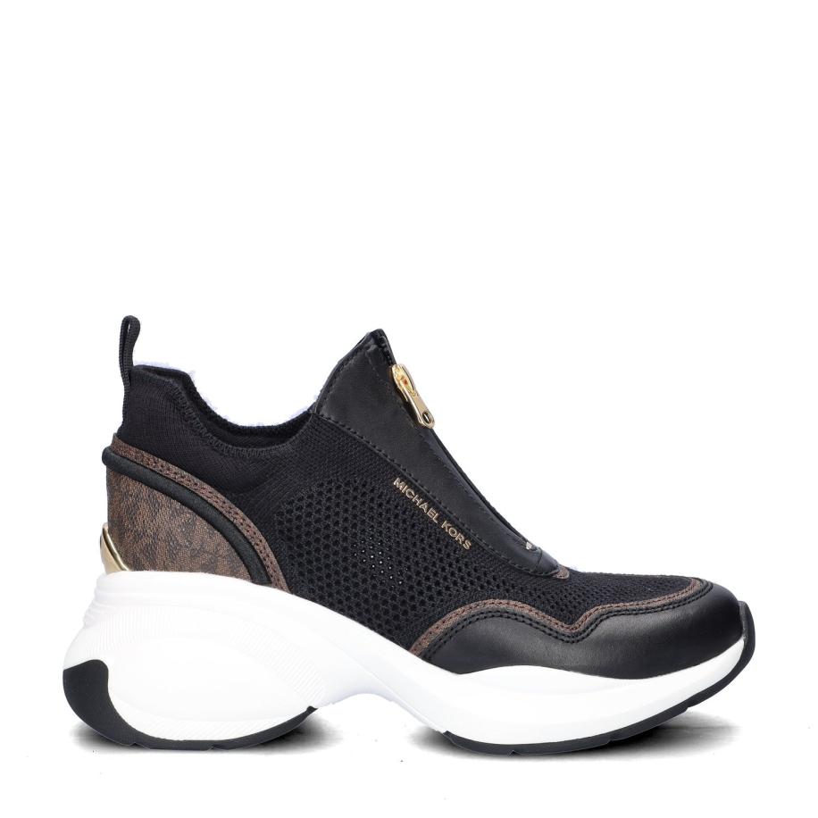 Michael Kors Zuma Trainer lage sneakers Zwart 492603 Zwart