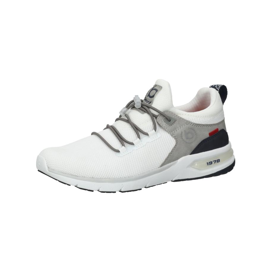 Bugatti bugatti Sneakers laag Numbis navy / grijs / donkerrood / offwhite -