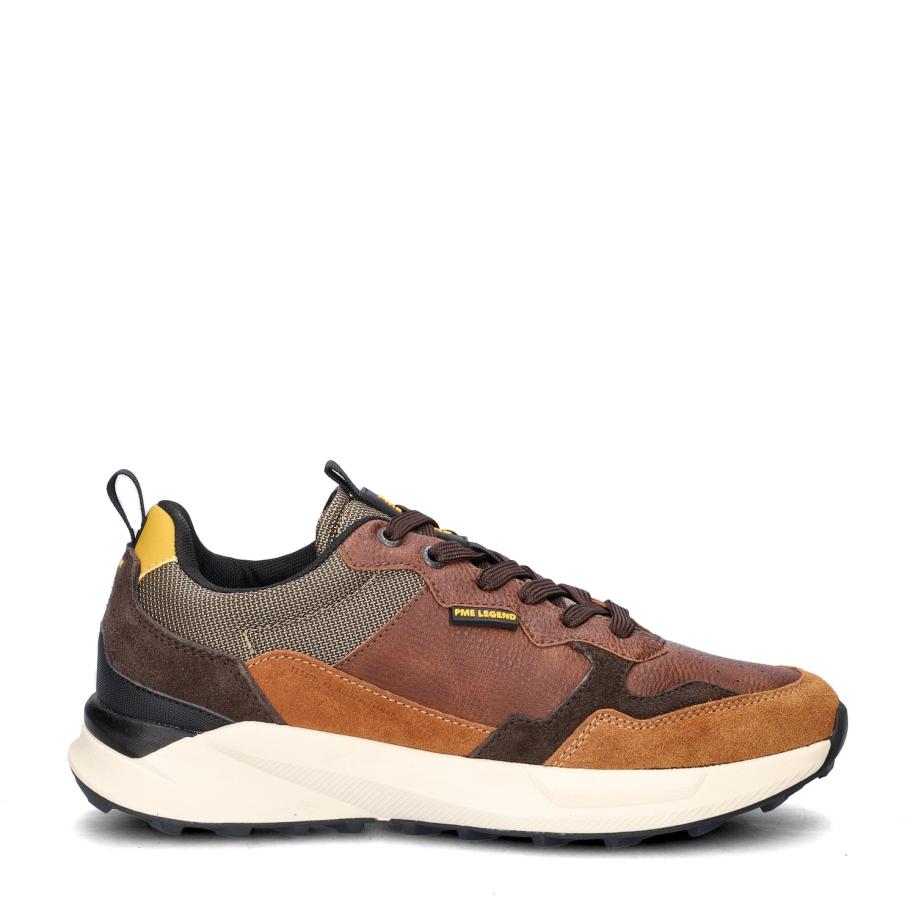 PME Legend Notcher lage sneakers Bruin 491945 Bruin