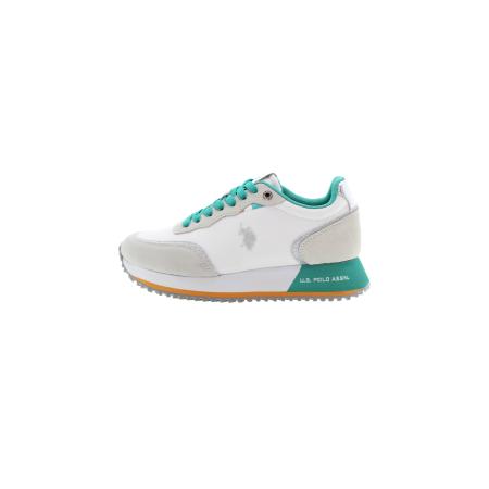 U.S. Polo Assn. U.S. POLO ASSN. Sneakers laag turquoise / lichtgrijs / zilver / wit