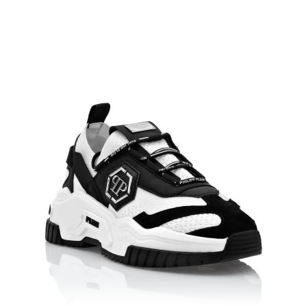 Philipp Plein Sneakers laag Predator zwart / wit