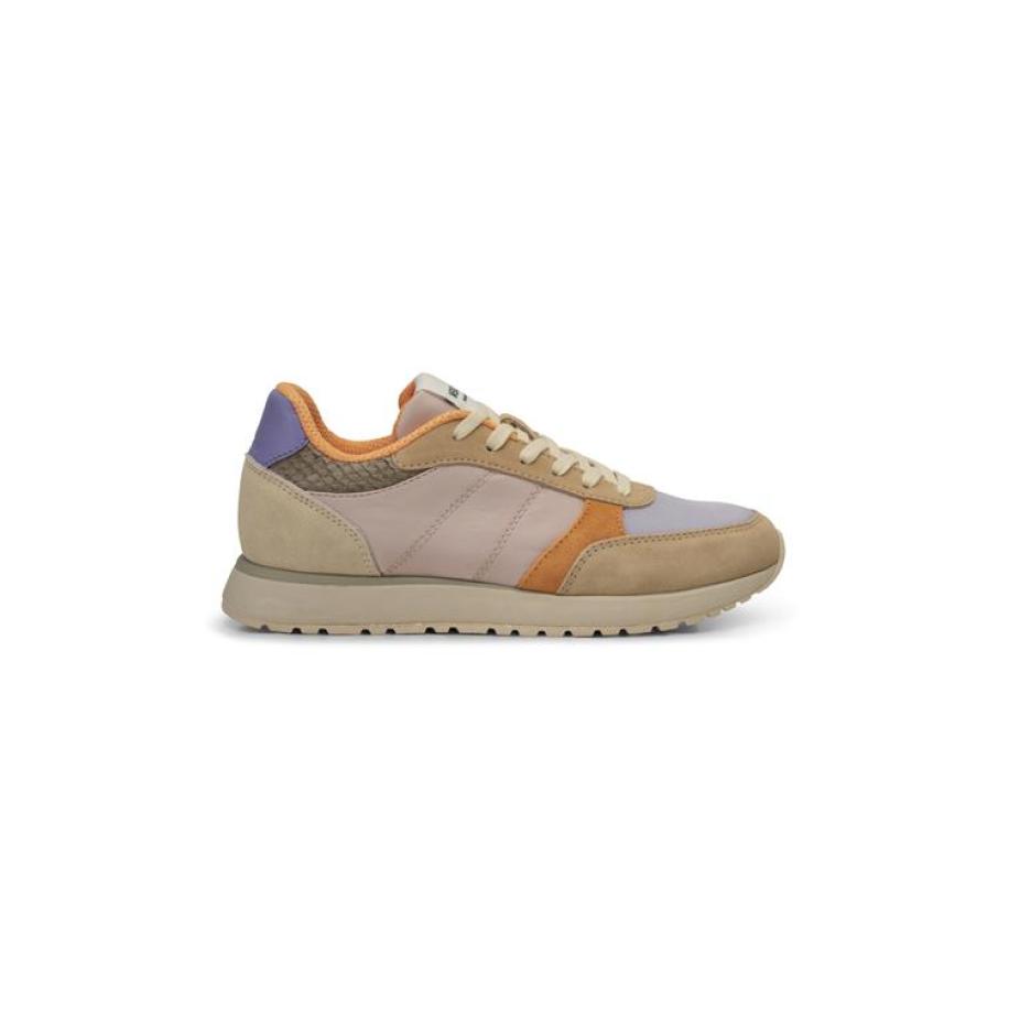 Woden Ronja Sneakers beige Textiel Multicolor