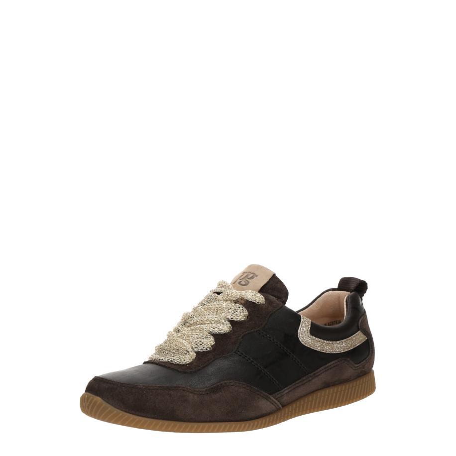 Paul Green Paul Green Sneakers laag bruin / goud -