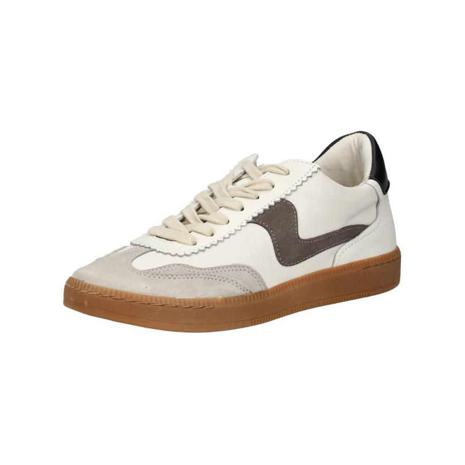 Dolce Vita Sneakers laag donkerbeige / chocoladebruin / wit Wit