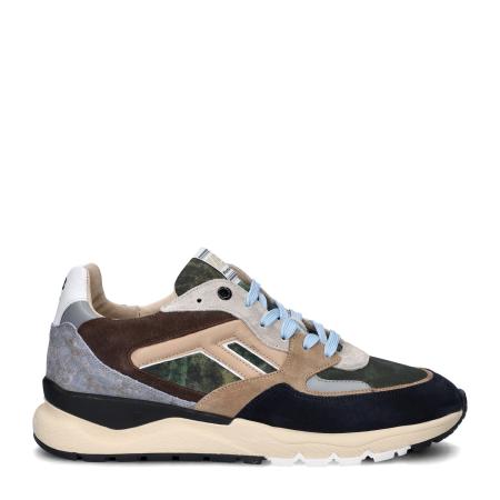 Floris van Bommel De Treener lage sneakers Groen 490879
