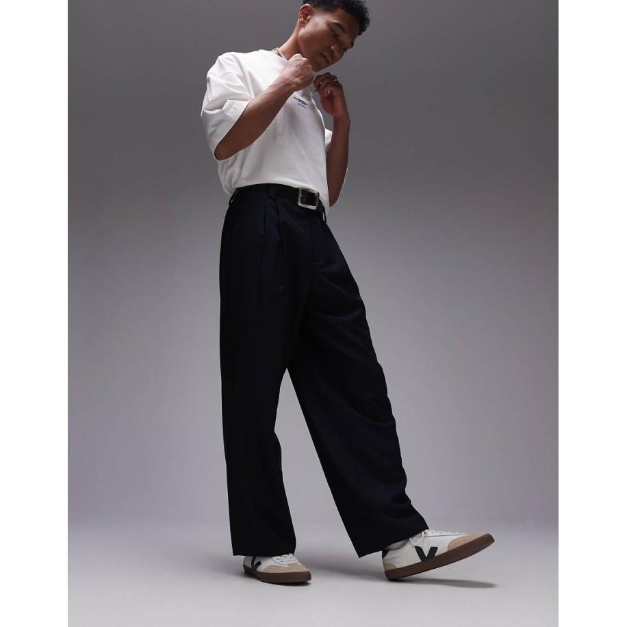 VEJA - Volley - Sneakers in marineblauw Blauw