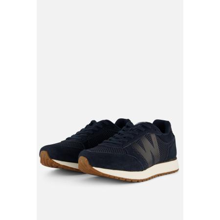 Woden Ronja Icon Sneakers blauw Suede