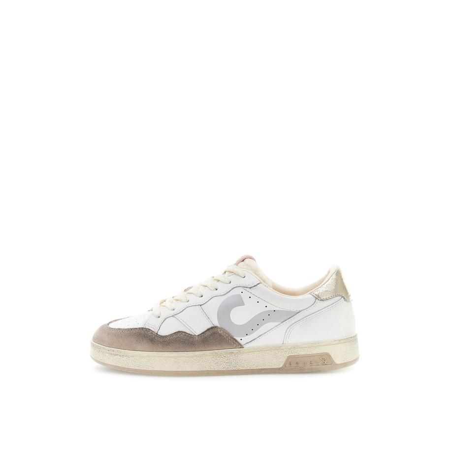 CAFèNOIR CAFè NOIR Sneakers laag bruin / pasteelgeel / grijs / wit -