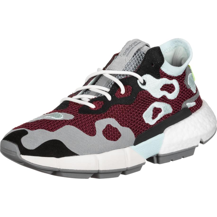 Adidas ADIDAS ORIGINALS Sneakers laag grijs / donkerrood / wit -