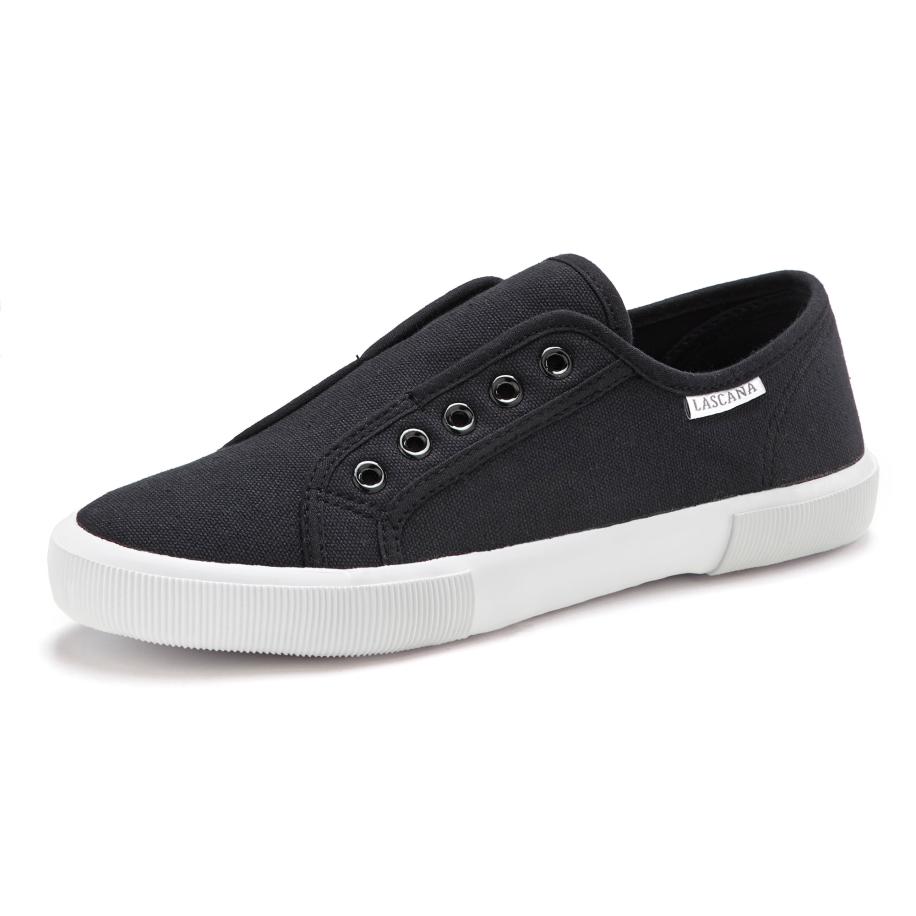 Lascana LASCANA Slip-on zwart -
