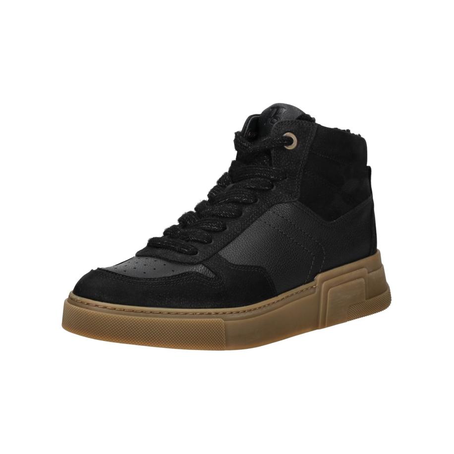 Paul Green Paul Green Sneakers hoog zwart -