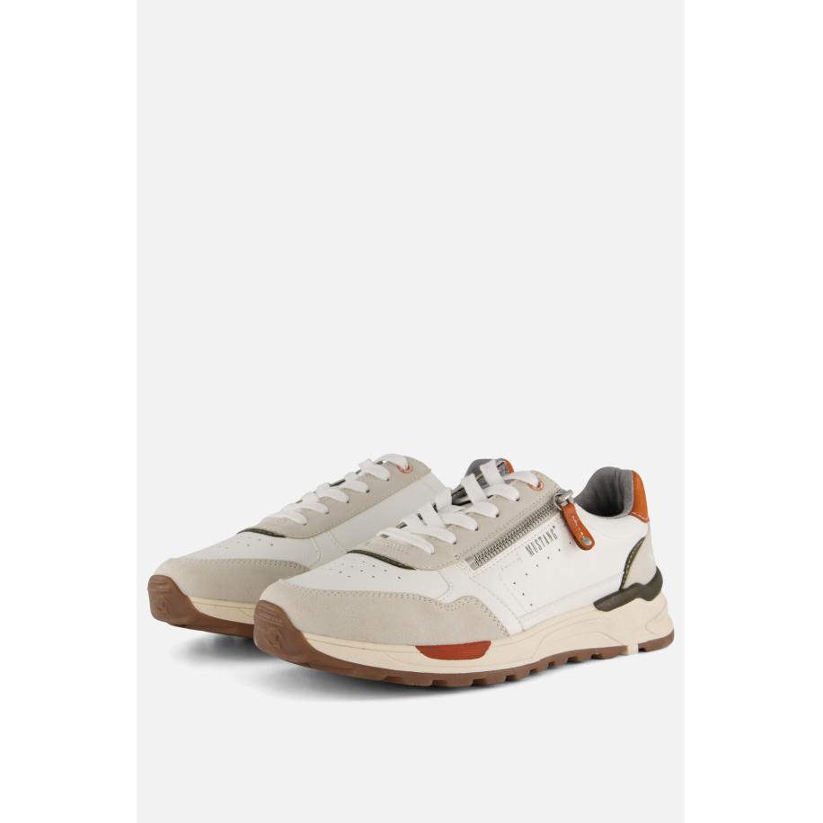 Mustang Sneakers wit Synthetisch Wit