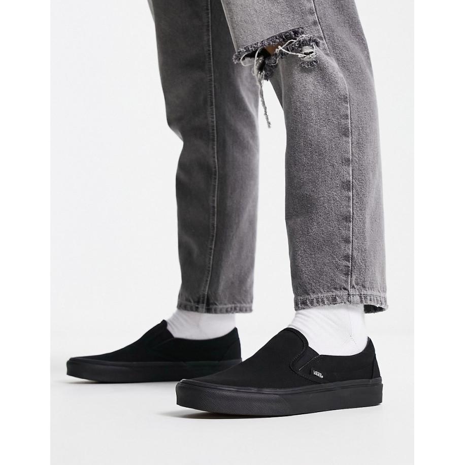 Vans Classic - Instapsneakers in zwart Zwart