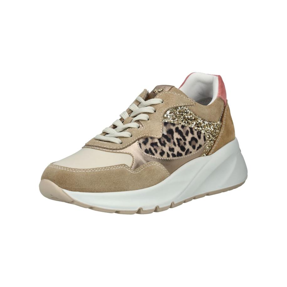 Nero Giardini Nero Giardini Sneakers laag beige / camel / bruin / zwart -